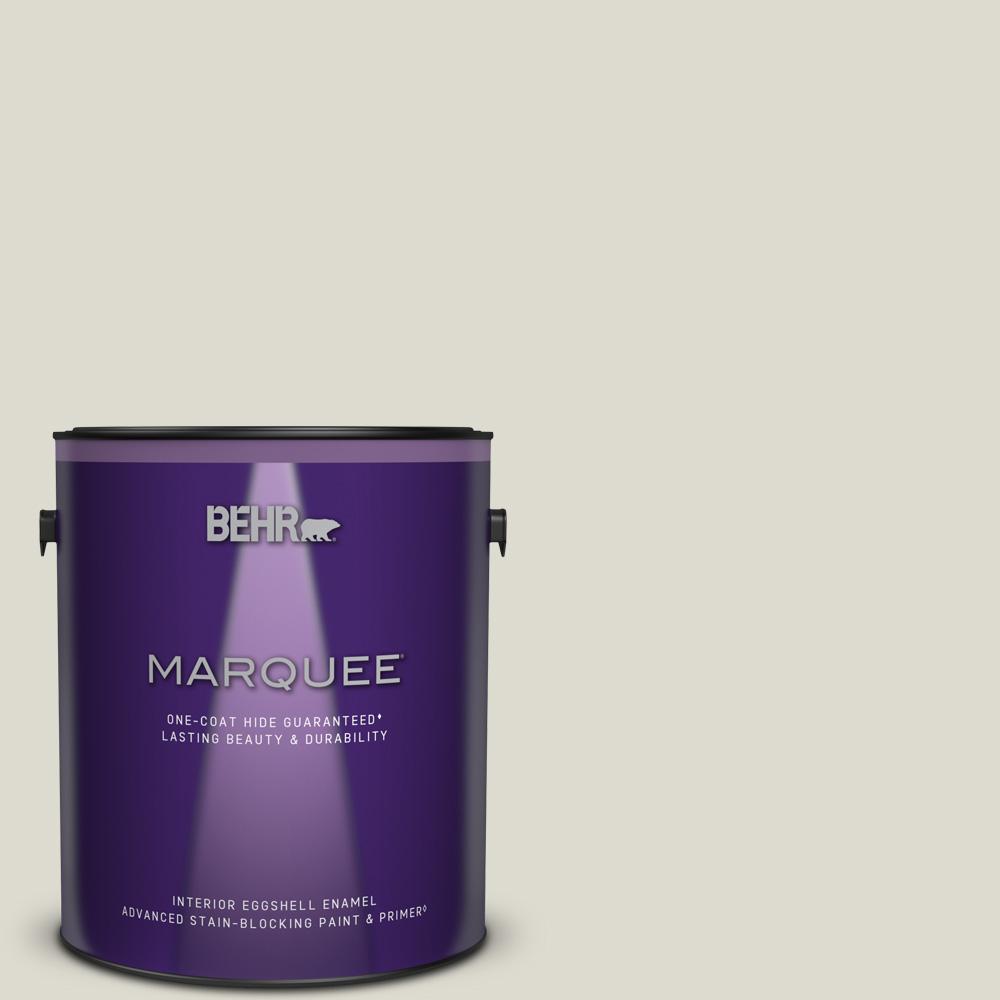 BEHR MARQUEE 1 Gal GR W11 Silver Ash Eggshell Enamel Interior Paint