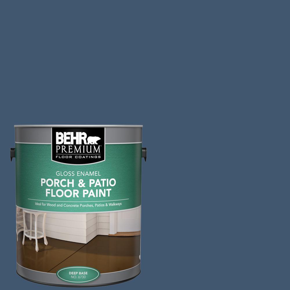 Behr Premium Gal S Infinite Deep Sea Gloss Enamel Interior