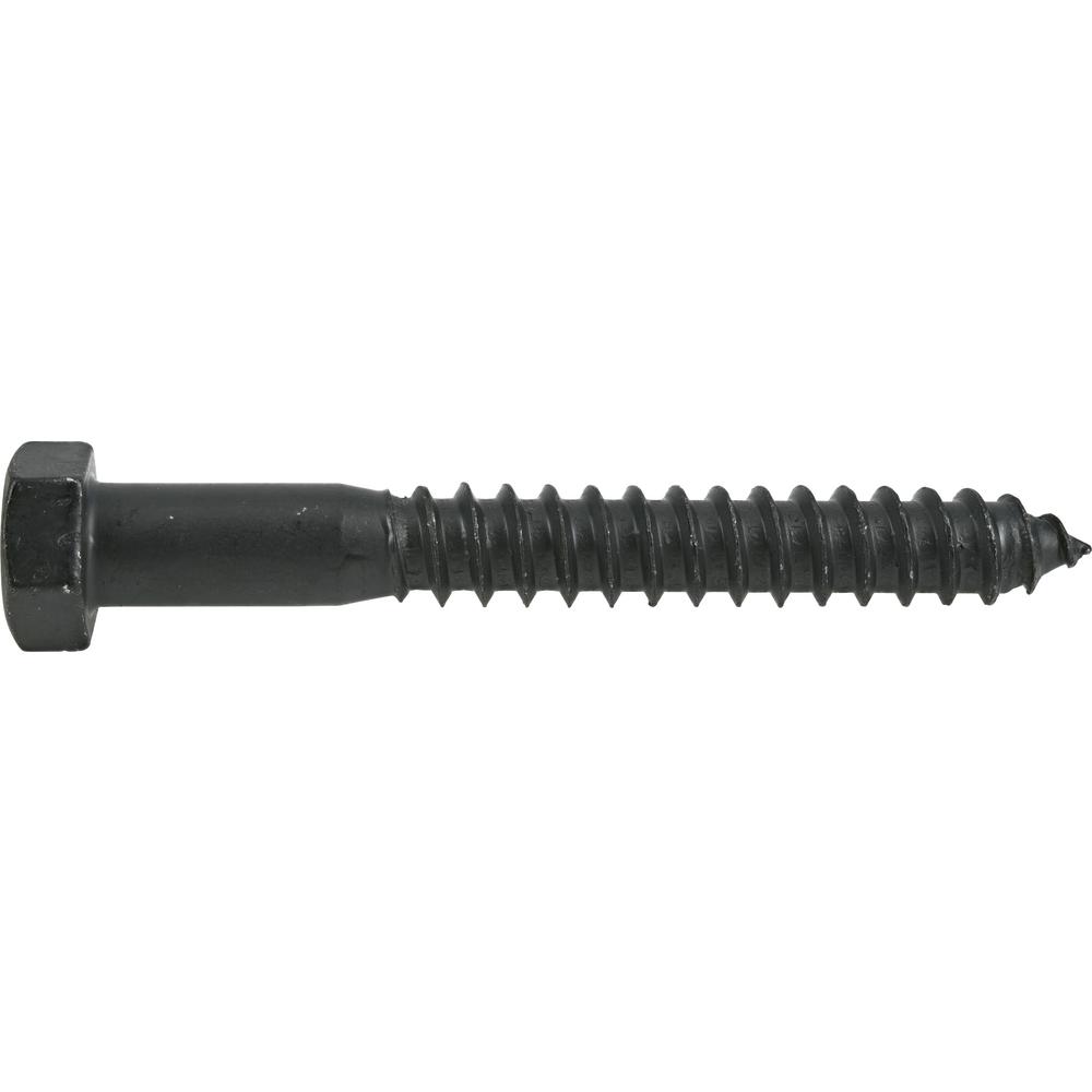 Pack X Square Head Lag Bolts Black Oxide Screws Rustic