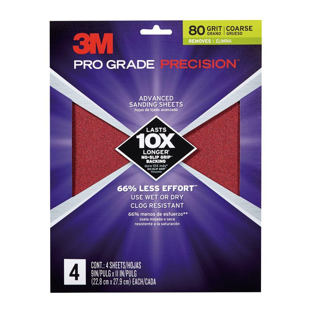 M Pro Grade Precision In X In Grit Coarse Advanced Sanding