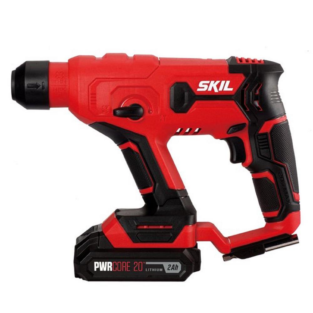 Skil Pwrcore Volt Lithium Cordless Sds Plus Rotary Hammer Kit