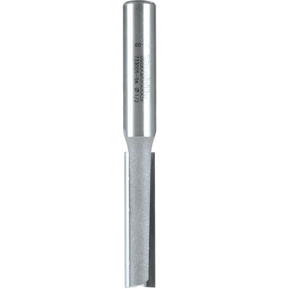 Makita In X In Carbide Tipped Flute Straight Router Bit With