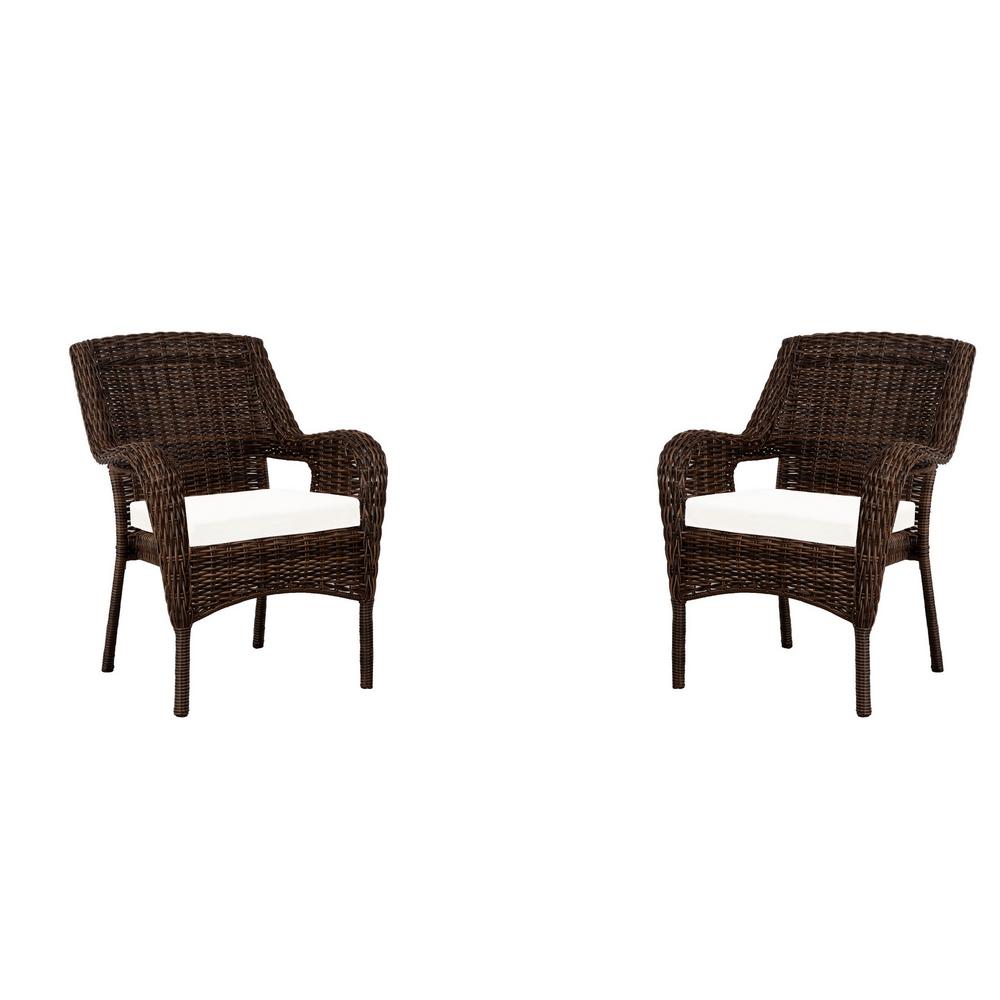 Hampton Bay Niles Park Sling Patio Dining Chairs 2 Pack S2 Adh04300 Bqiqi