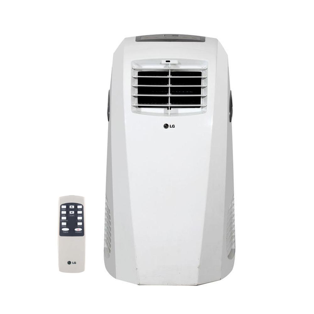 LG LP1015WNR 10,000 BTU Portable Air Conditioner Remote 24-Hour On-Off Timer