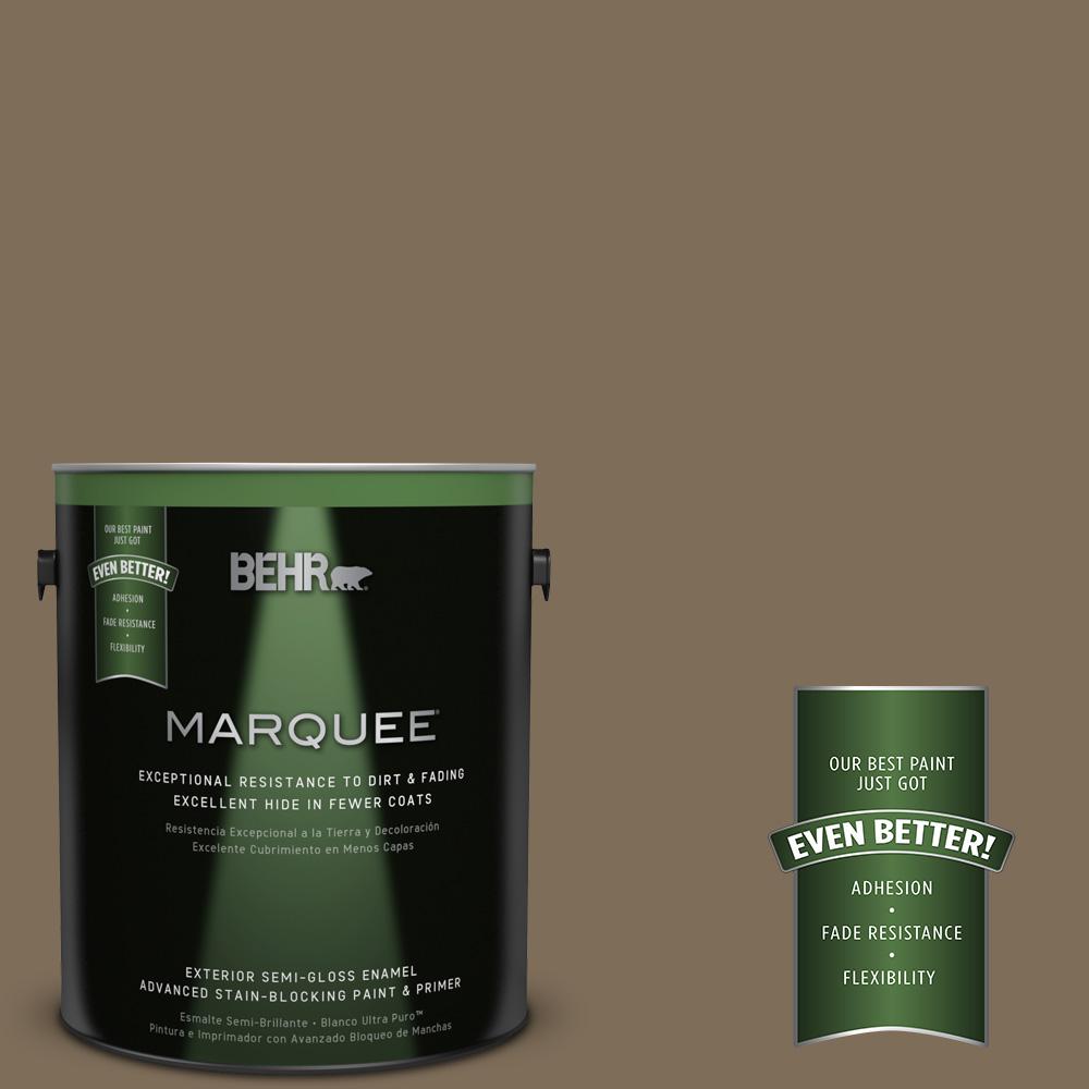 Behr Marquee Gal D Butternut Wood Semi Gloss Enamel Exterior