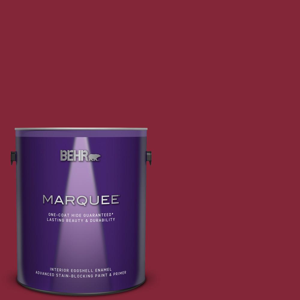 BEHR MARQUEE 1 Gal M140 7 Dark Crimson Eggshell Enamel Interior Paint