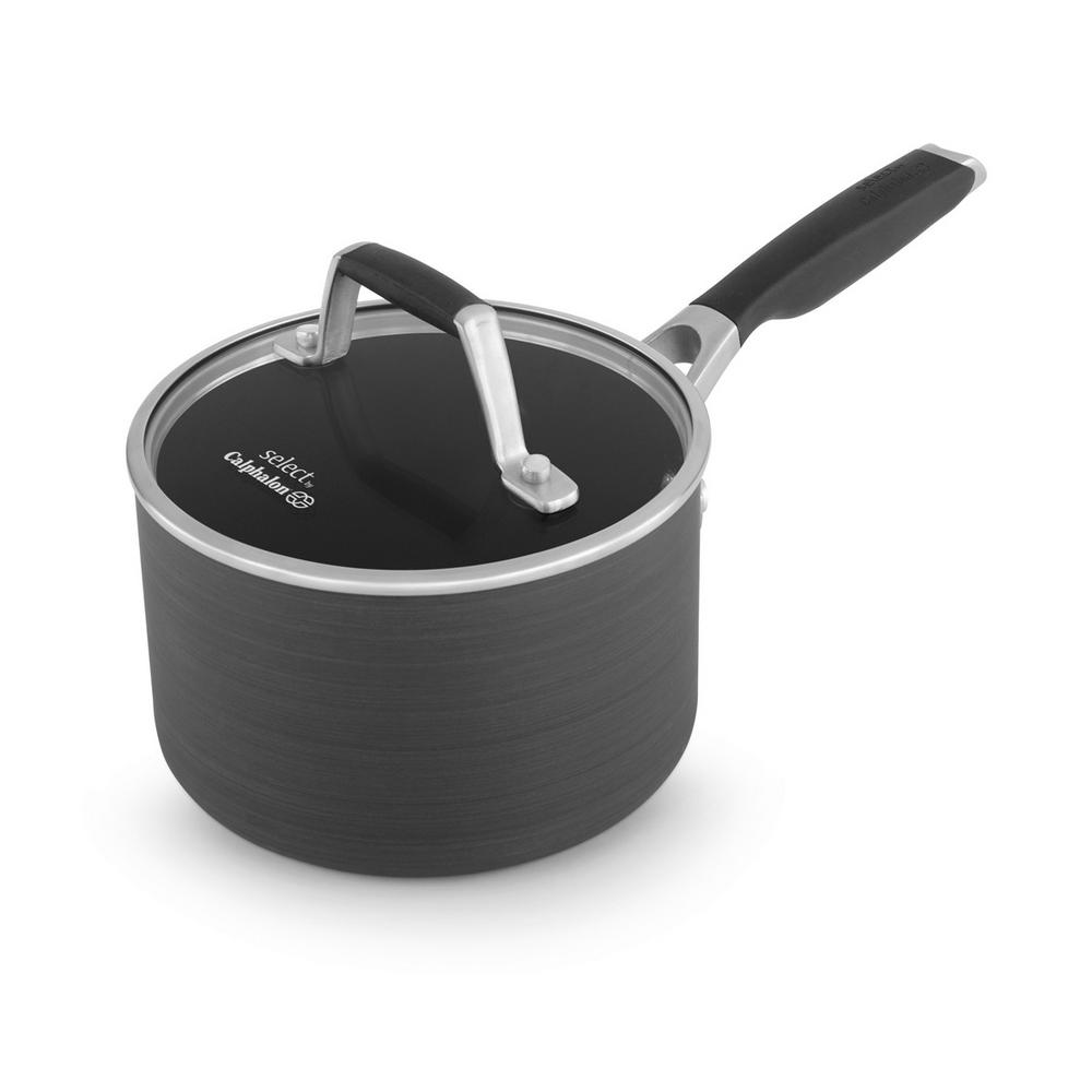 Calphalon Select Qt Hard Anodized Nonstick Saucepan With Cover