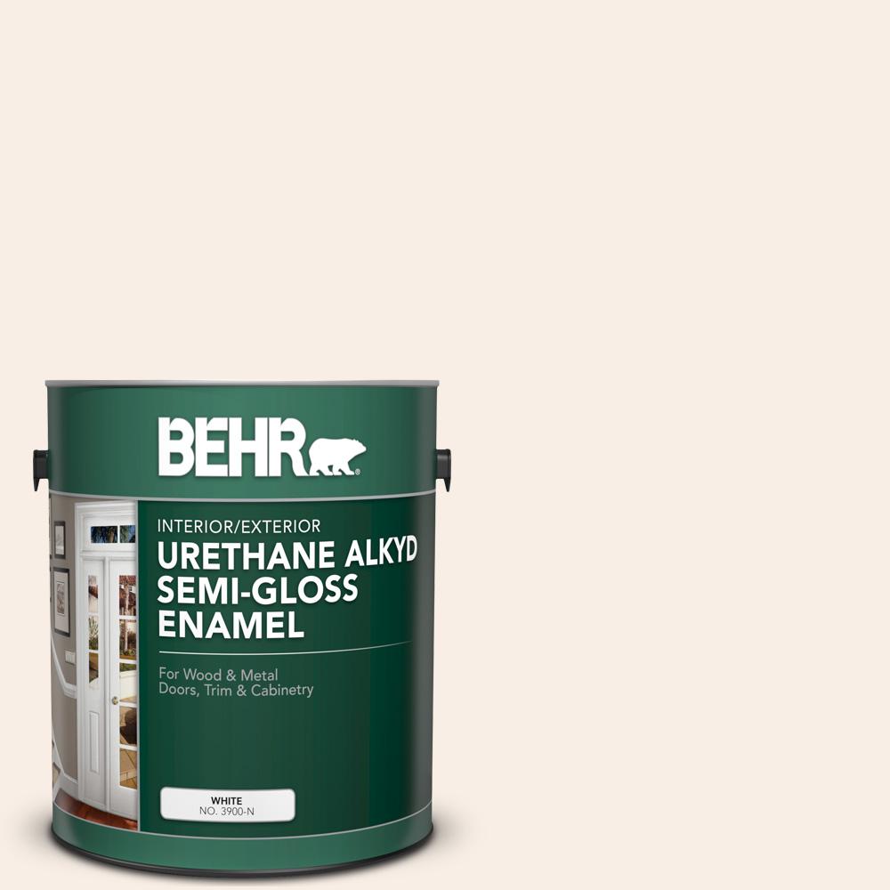 Behr Gal M Seed Pearl Urethane Alkyd Semi Gloss Enamel