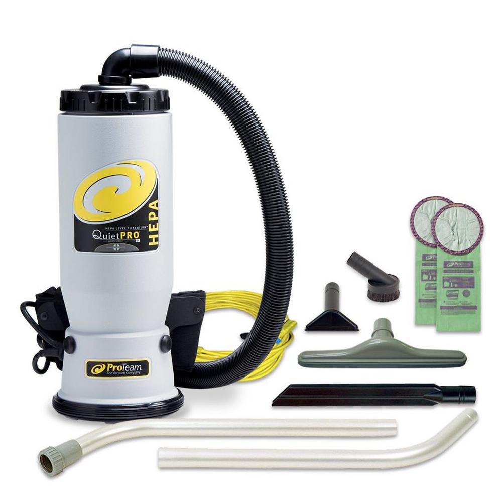 Proteam Super Quartervac Hepa Backpack Vacuum Iucn Water