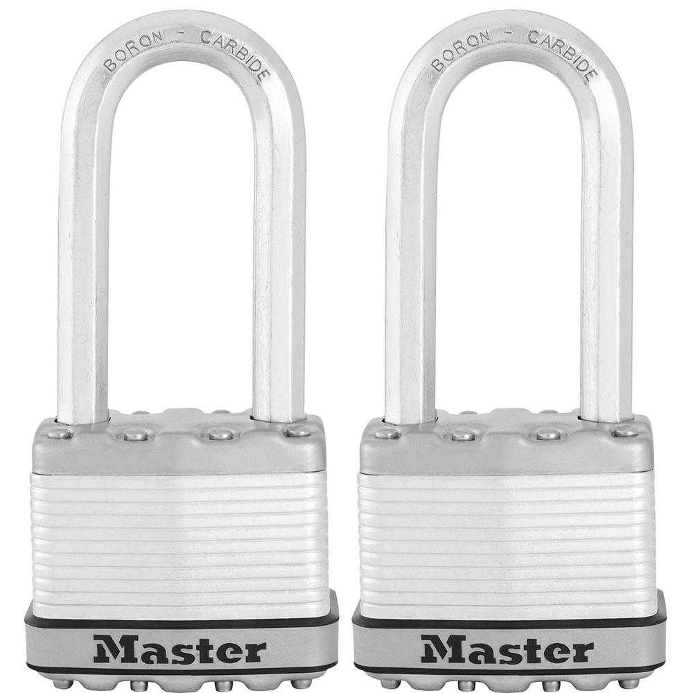 Master Lock Magnum 2 In Laminated Steel Padlock With 2 1 2 In Shackle