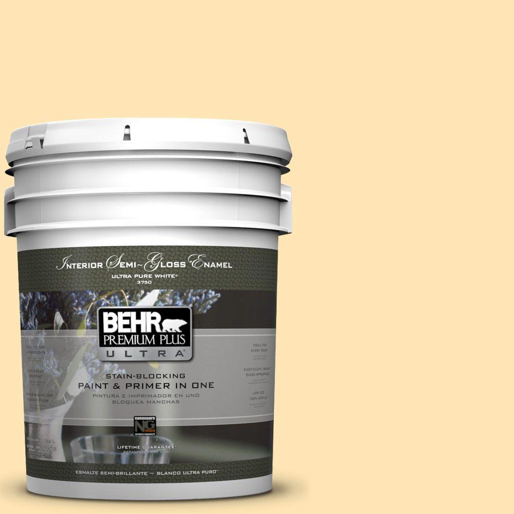 Behr Premium Plus Ultra Gal P Vanilla Ice Cream Semi Gloss