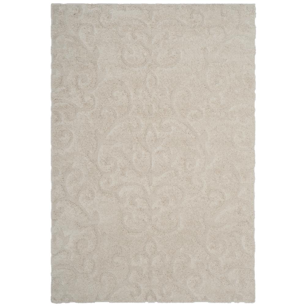 Safavieh Florida Shag Cream Ft In X Ft Area Rug Sg