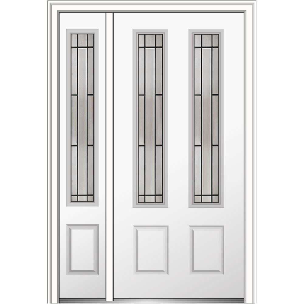 Single door with Sidelites Steel Doors Front Doors The Home Depot