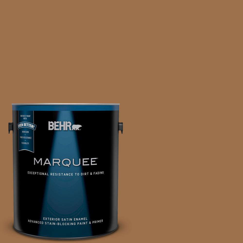 Behr Marquee Gal Ppu Olympic Bronze Satin Enamel Exterior Paint