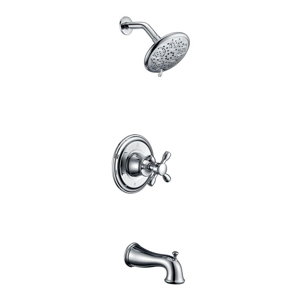 Bathtub & Shower Faucet Combos - Bathtub Faucets - The Home Depot