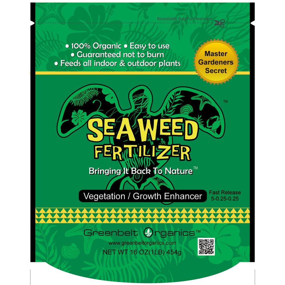 Greenbelt Organics Seaweed Lb Organic Powder Fertilizer Bag