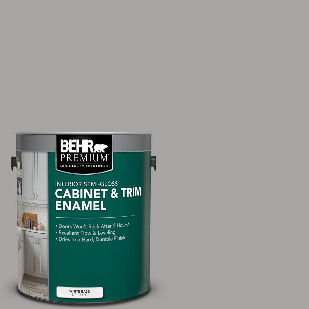 Behr Premium Gal Ppu Smokey Wings Semi Gloss Enamel Interior