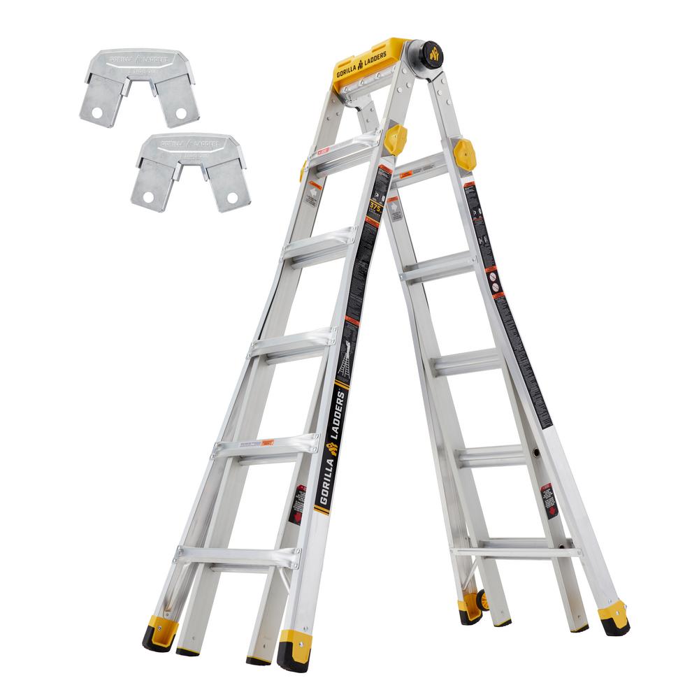 Gorilla Ladders Ft Reach Mpx Multi Position Ladder With Project Top