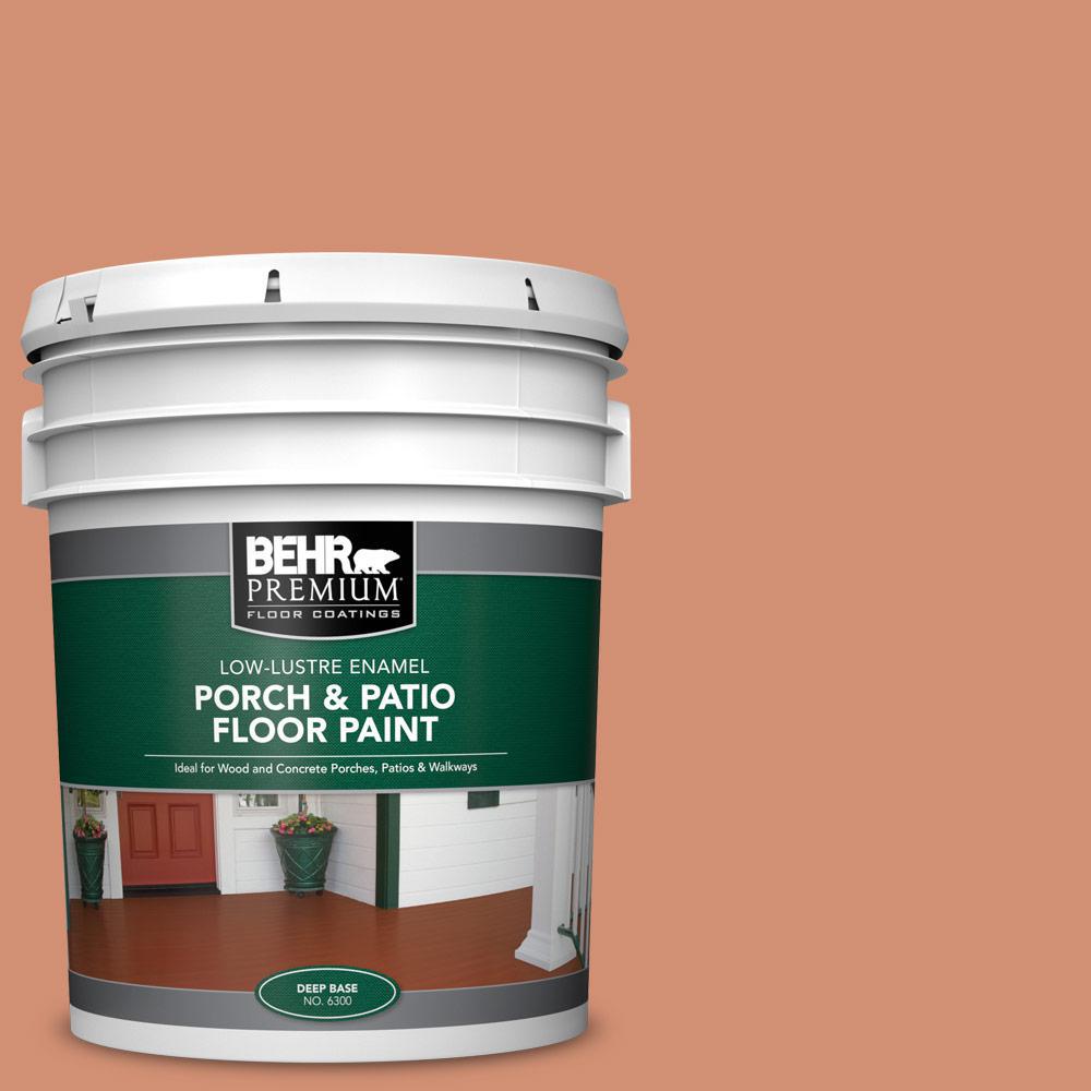 BEHR Premium 5 Gal M200 5 Terra Cotta Clay Low Lustre Enamel Interior