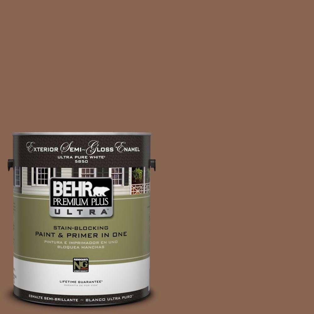 Behr Premium Plus Ultra Gal Ul Clay Pot Semi Gloss Enamel