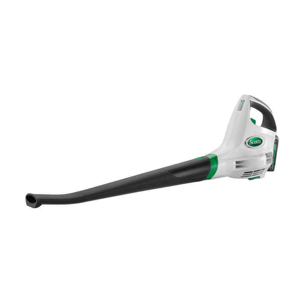 Scotts SYNC 20 Volt Lithium Ion Cordless Leaf Blower Sweeper 2 0 Ah