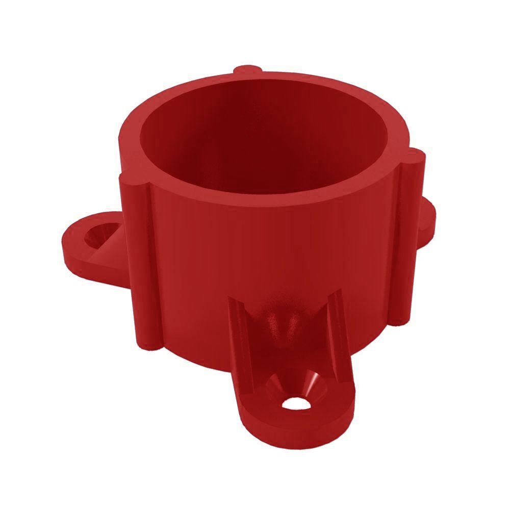 Formufit In Furniture Grade Pvc Table Screw Cap In Red Pack