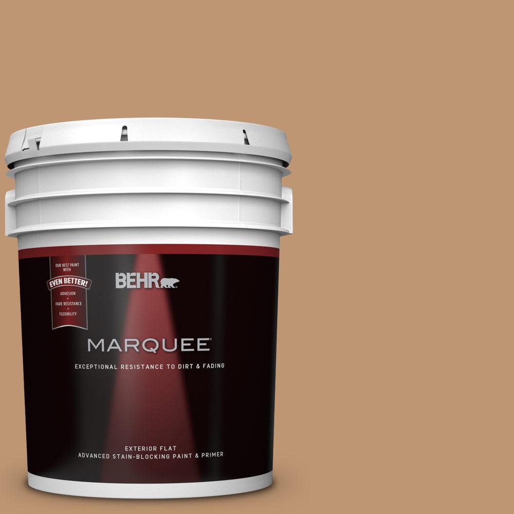 Behr Premium Plus Gal N Rugged Tan Flat Exterior Paint