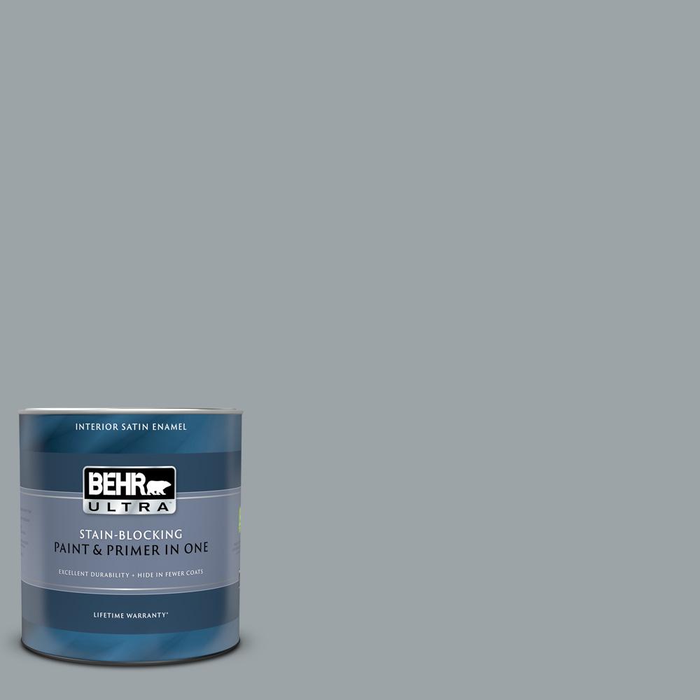 BEHR ULTRA 1 Qt MQ5 30 Silent Film Satin Enamel Interior Paint And