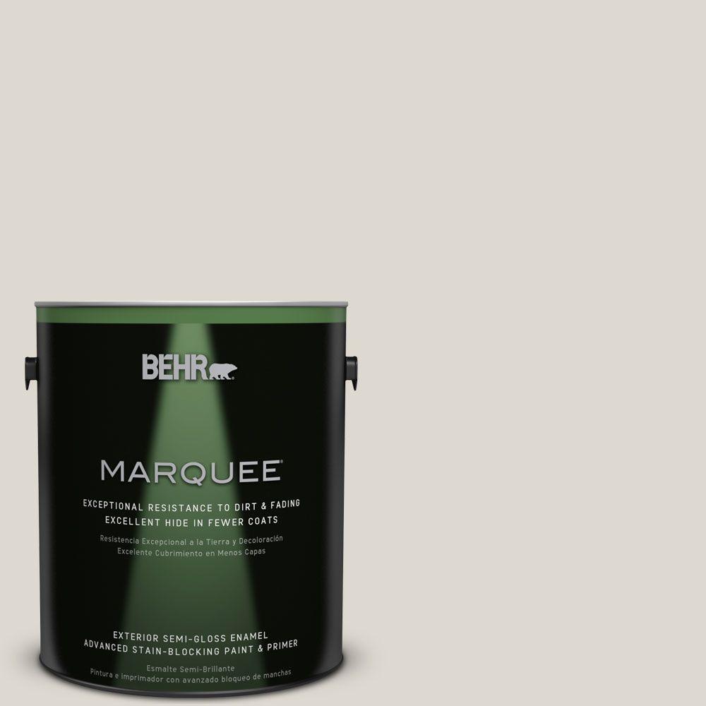 Behr Marquee Gal Mq Ginger Sugar Semi Gloss Enamel Exterior