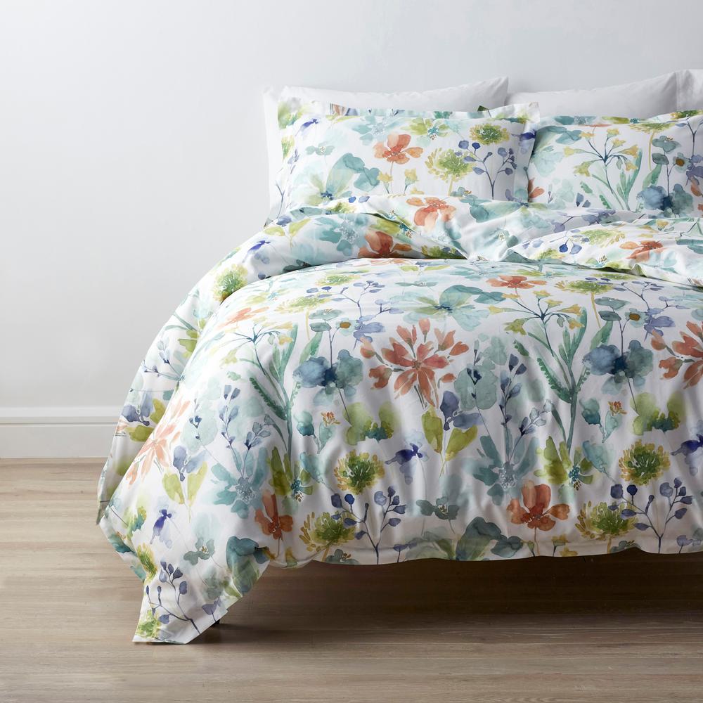 The Company Store Botanical Bloom Multicolored Thread Count Sateen