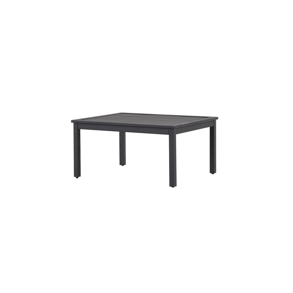 Hampton Bay Riley Metal Outdoor Patio Coffee Table Hd18129j The Home Depot