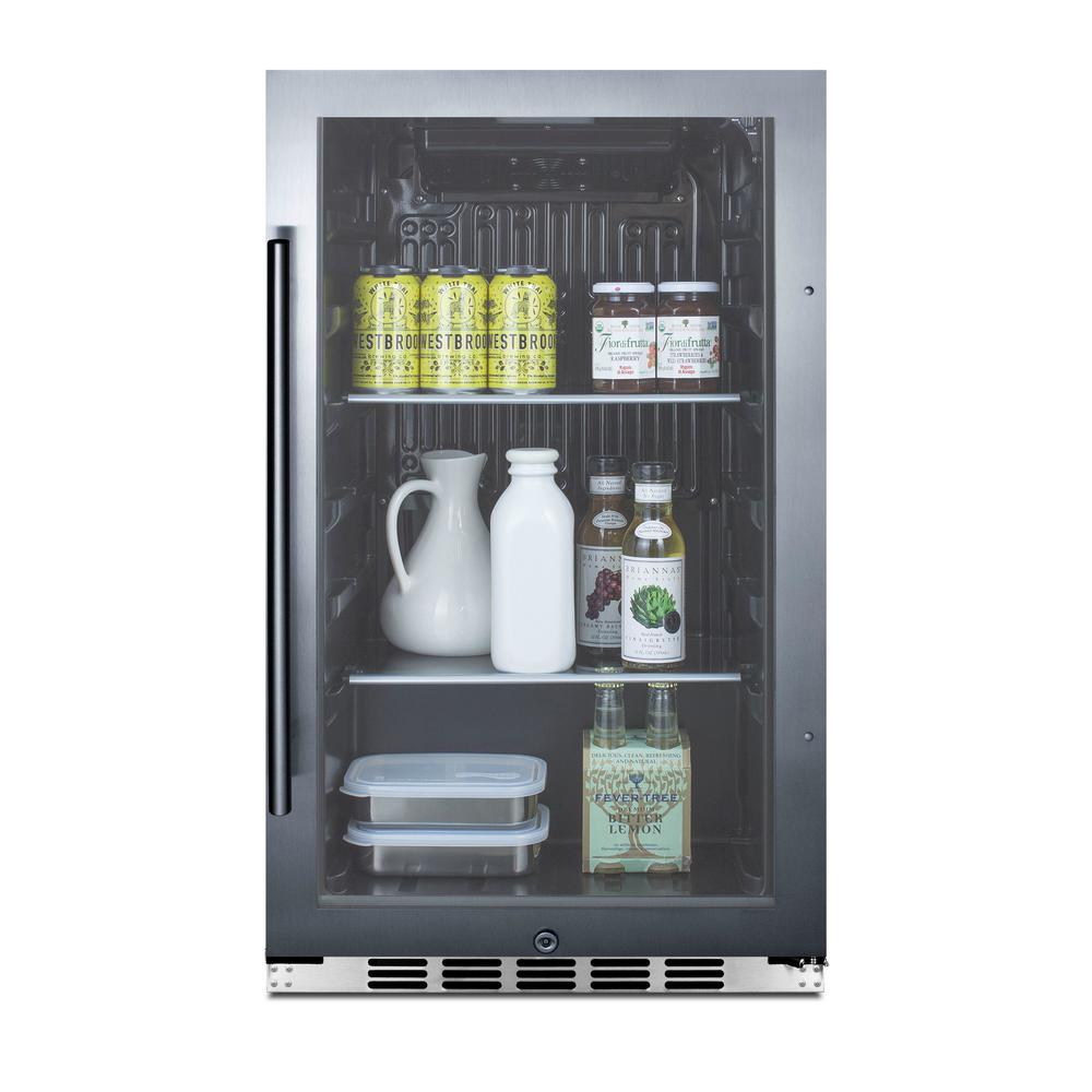 Summit Appliance Shallow Depth In Cu Ft Outdoor Mini Fridge