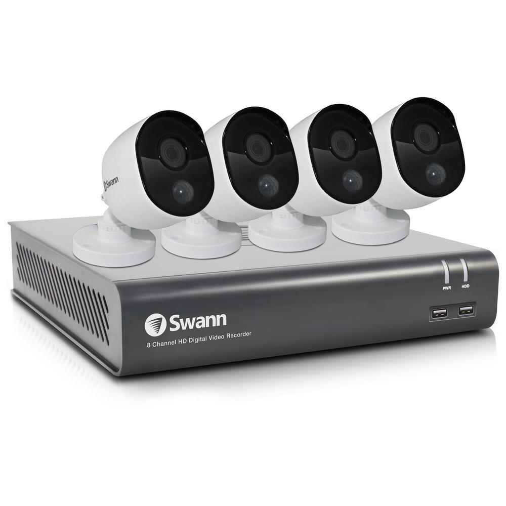 security 8 channel reviews system 1TB DVR Swann 8 with Surveillance System 4 Channel 1080p