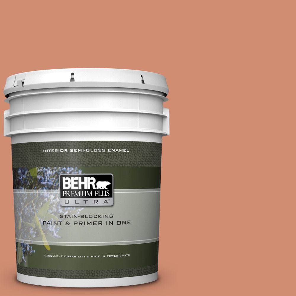 Behr Premium Plus Ultra Gal Icc Terra Cotta Pot Semi Gloss