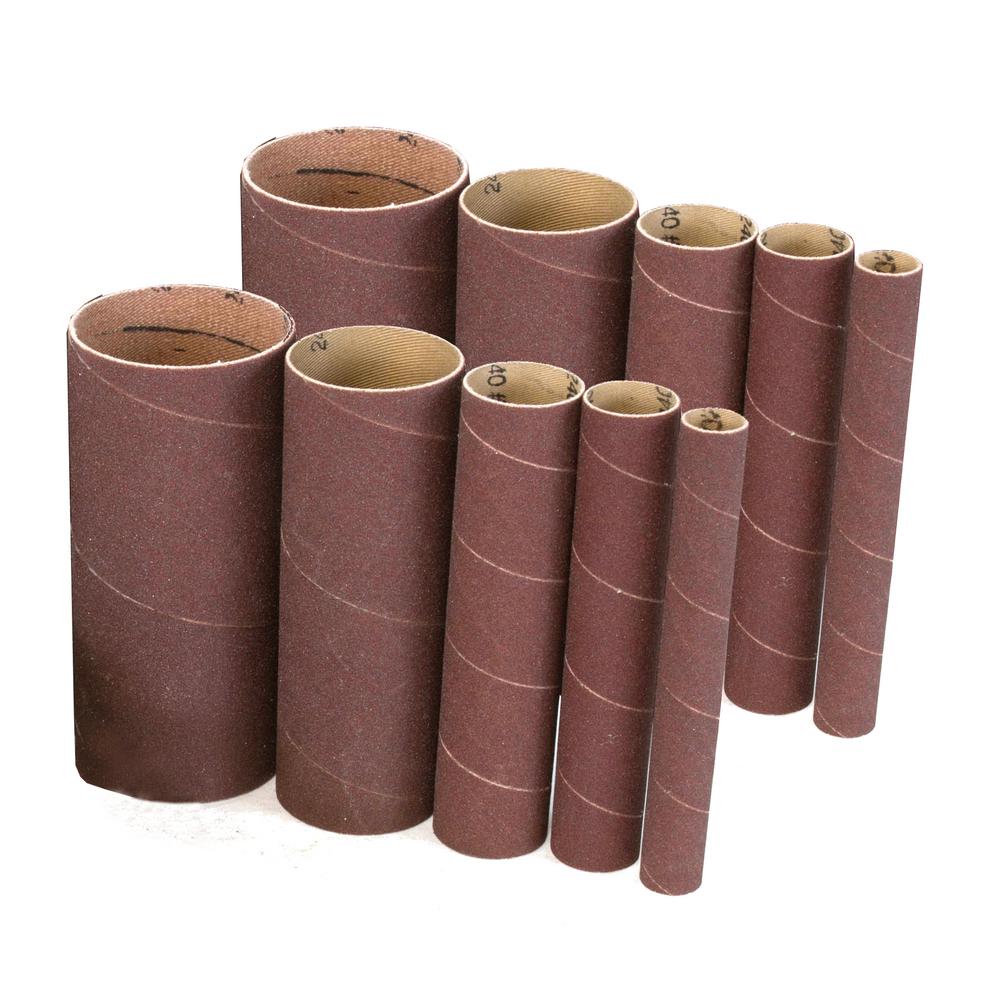 WEN 5 5 8 In H 80 Grit Oscillating Spindle Sandpaper Sanding Sleeves