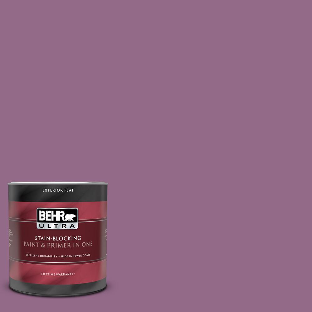 BEHR ULTRA 1 Qt M110 6 Sophisticated Lilac Flat Exterior Paint And