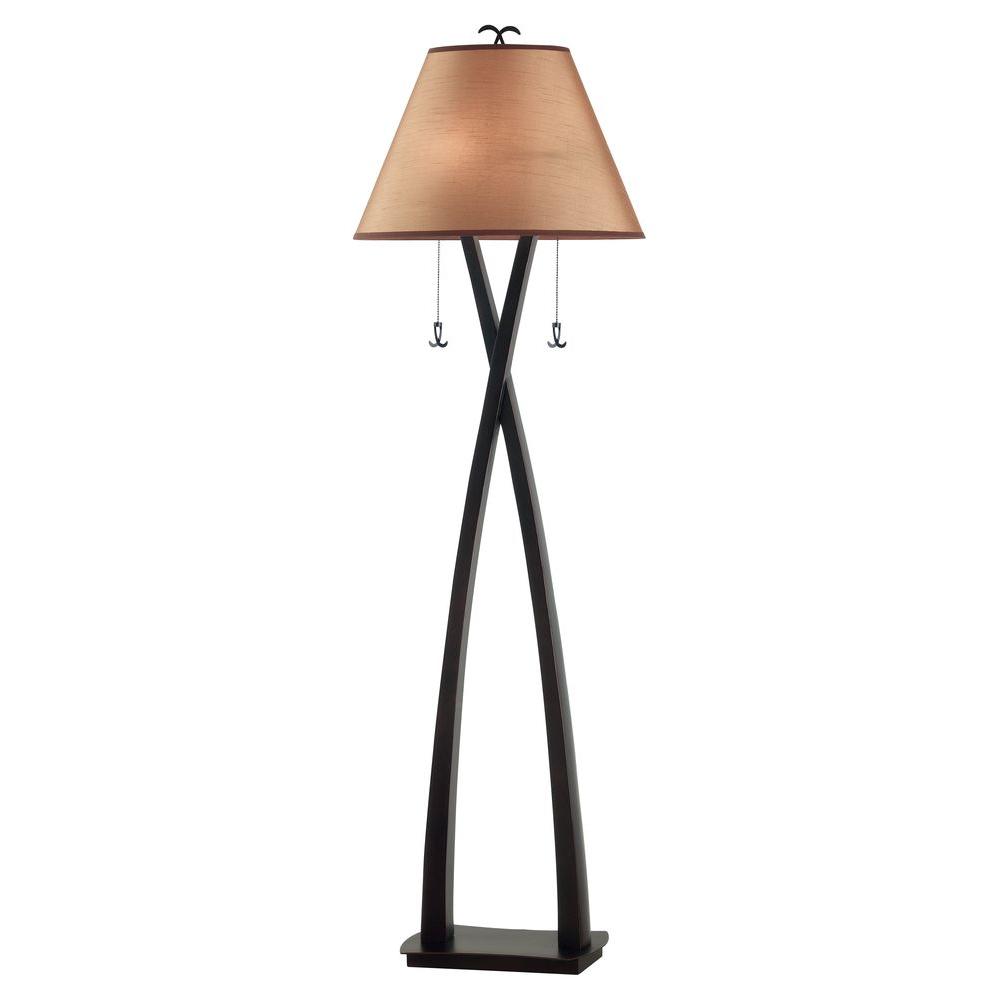 Kenroy Home Wright 61 In Oil Rubbed Bronze Floor Lamp 20101ORB The