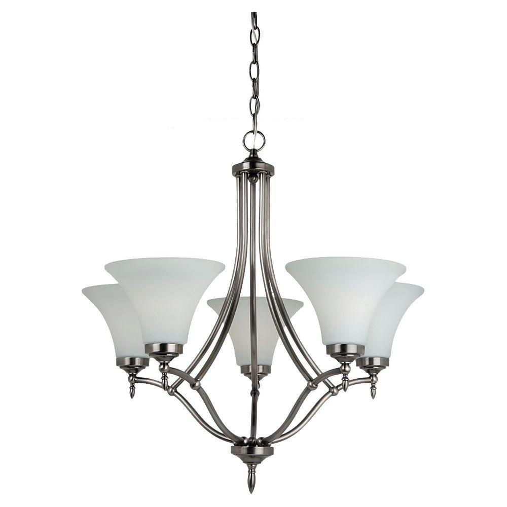 Sea Gull Lighting Montreal 5 Light Antique Brushed Nickel Sea Gull Lighting Montreal 5 Light Antique Brushed Nickel