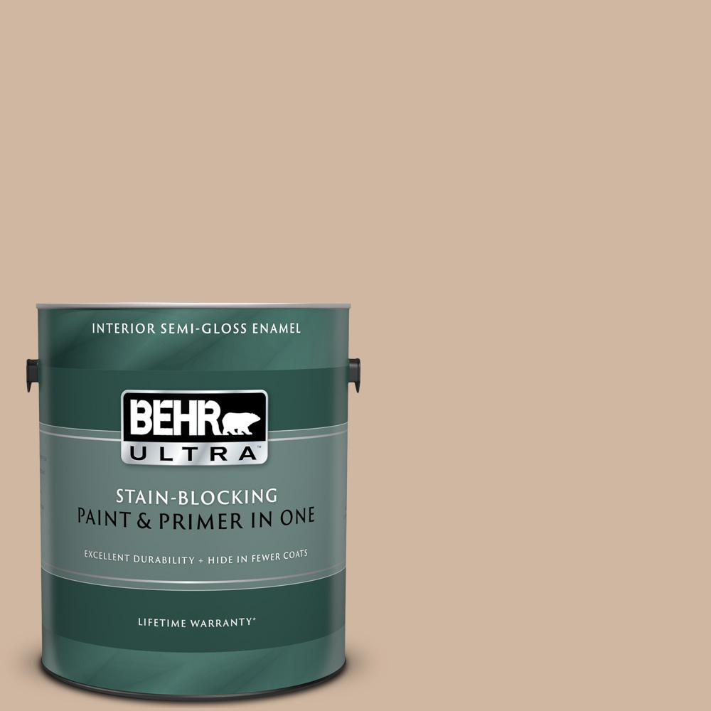 Behr Ultra Gal N Sonoran Desert Semi Gloss Enamel Interior