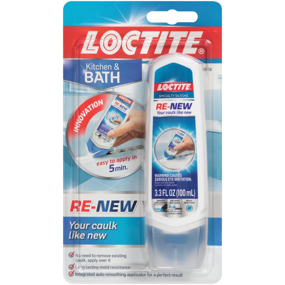 Loctite Renew 3 3 Fl Oz White Kitchen And Bath Silicone Caulk 2223503