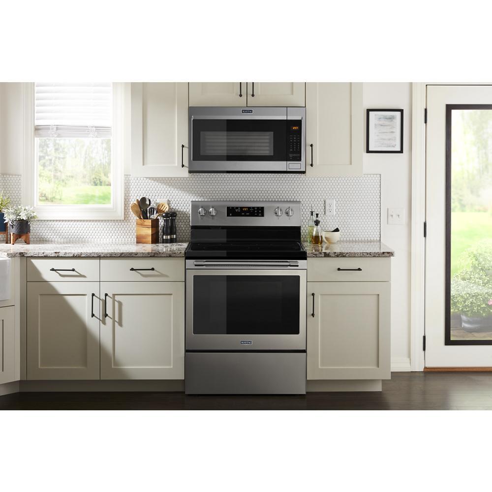 Maytag 5 3 Cu Ft Electric Range With Shatter Resistant Cooktop