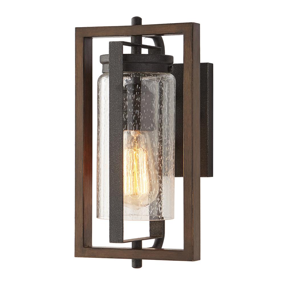 Home Decorators Collection Palermo Grove 31 88 In 5 Light Black