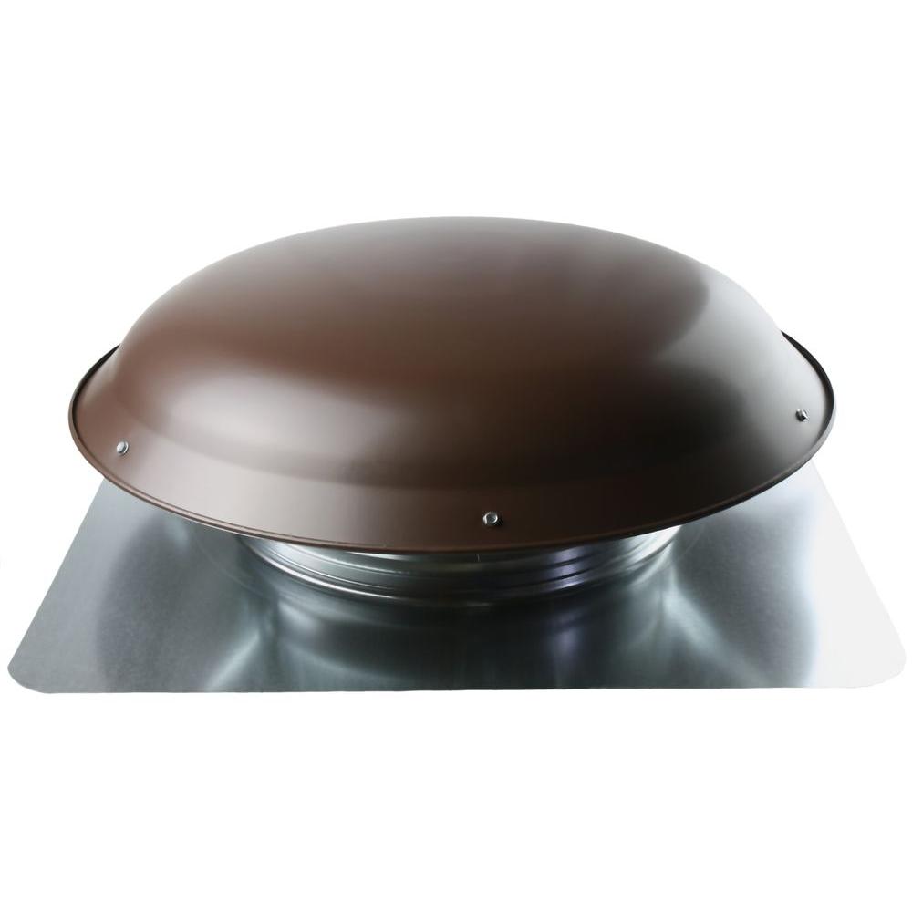 Ventamatic Cfm Brown Galvanized Steel Power Attic Roof Ventilator