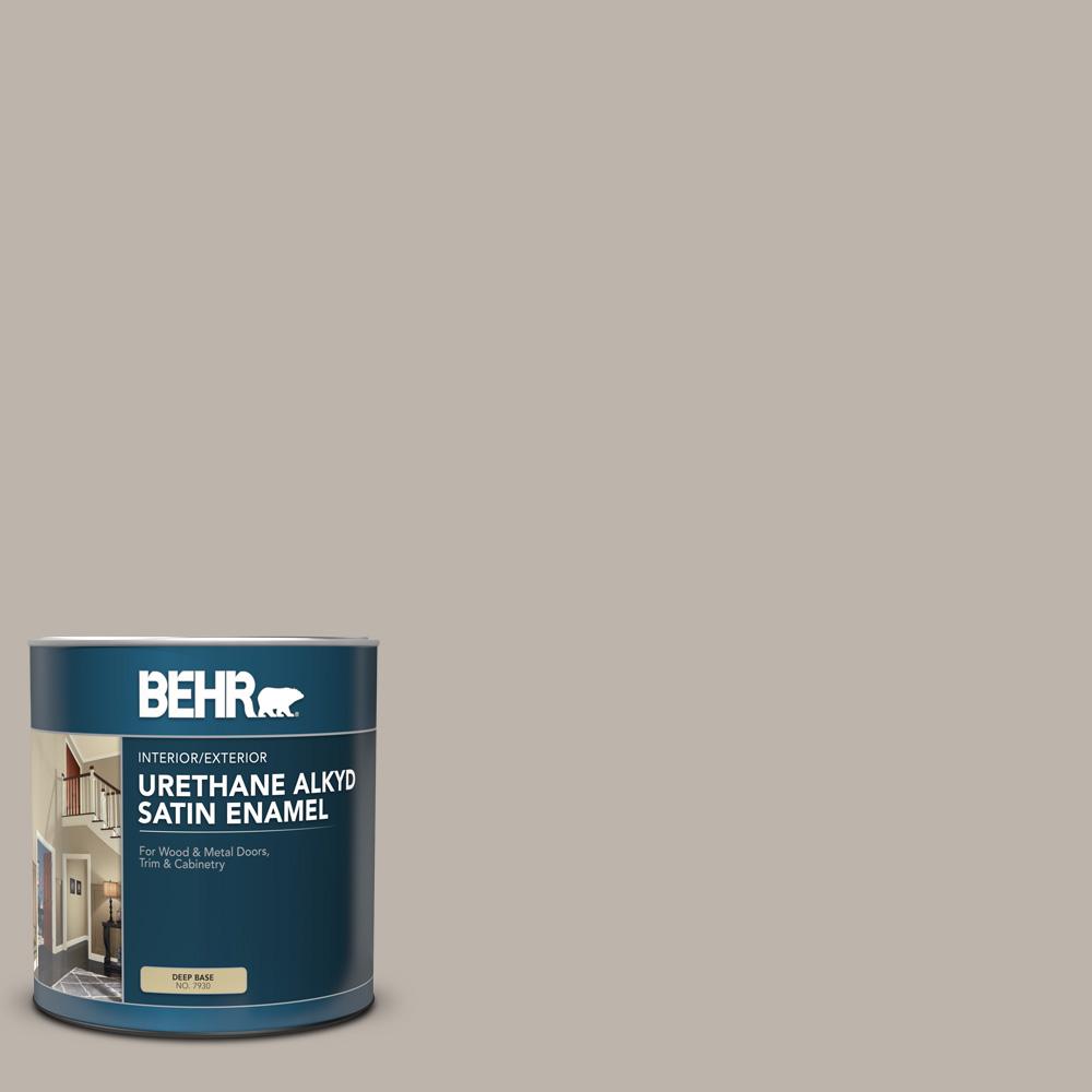 BEHR 1 Qt Home Decorators Collection HDC CT 21 Grey Mist Satin Enamel