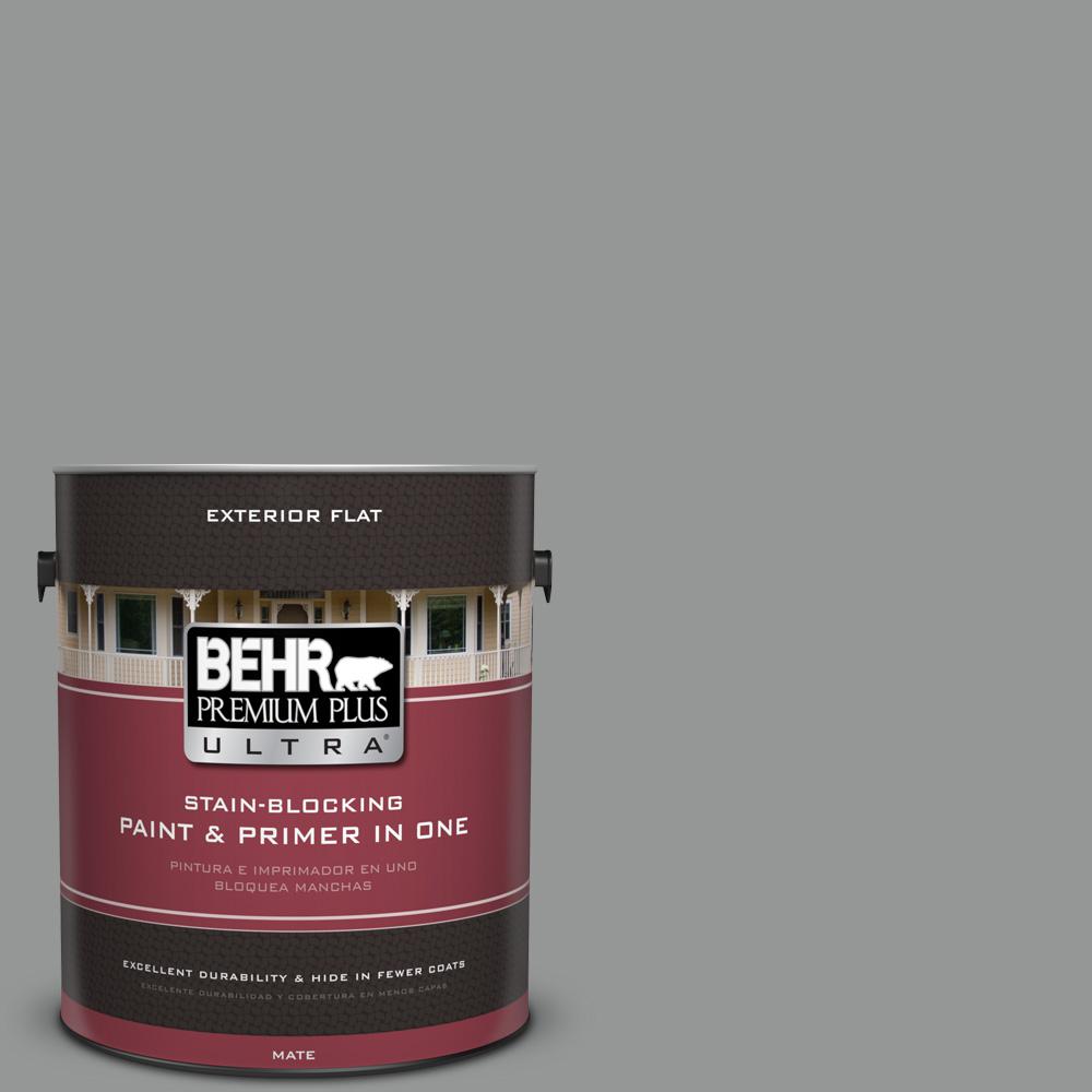 BEHR Premium Plus Ultra 1 Gal N220 5 Ottertail Flat Exterior Paint