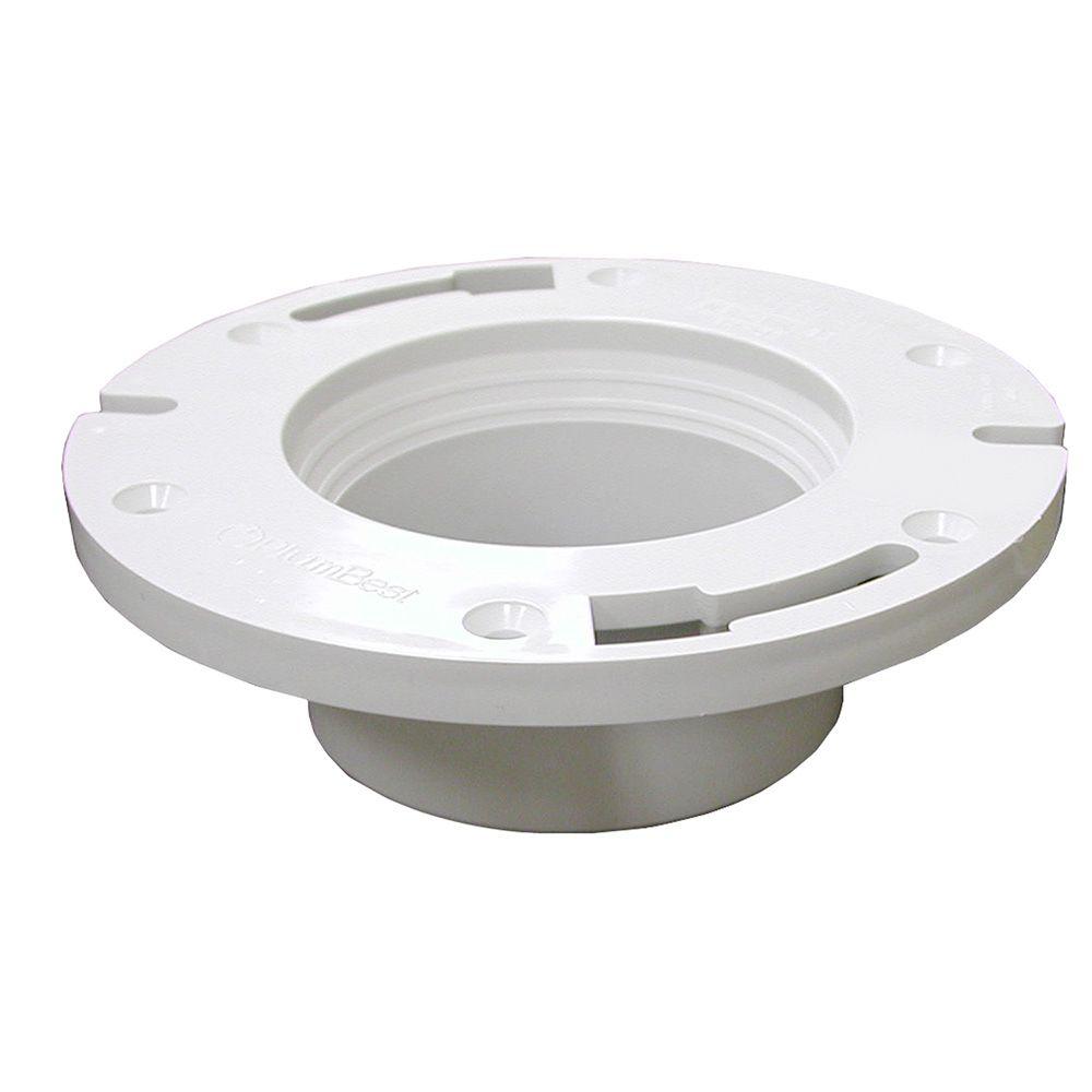 NIBCO 4 In X 3 In PVC DWV Hub Closet Flange C4851HD43 The Home Depot