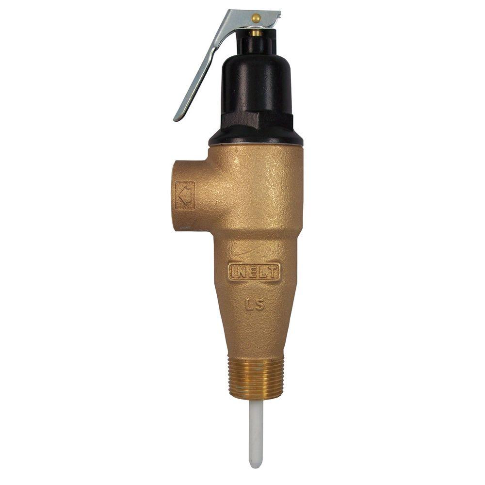 Cash Acme In Brass Male Inlet Fvmx Ls Temperature And Pressure