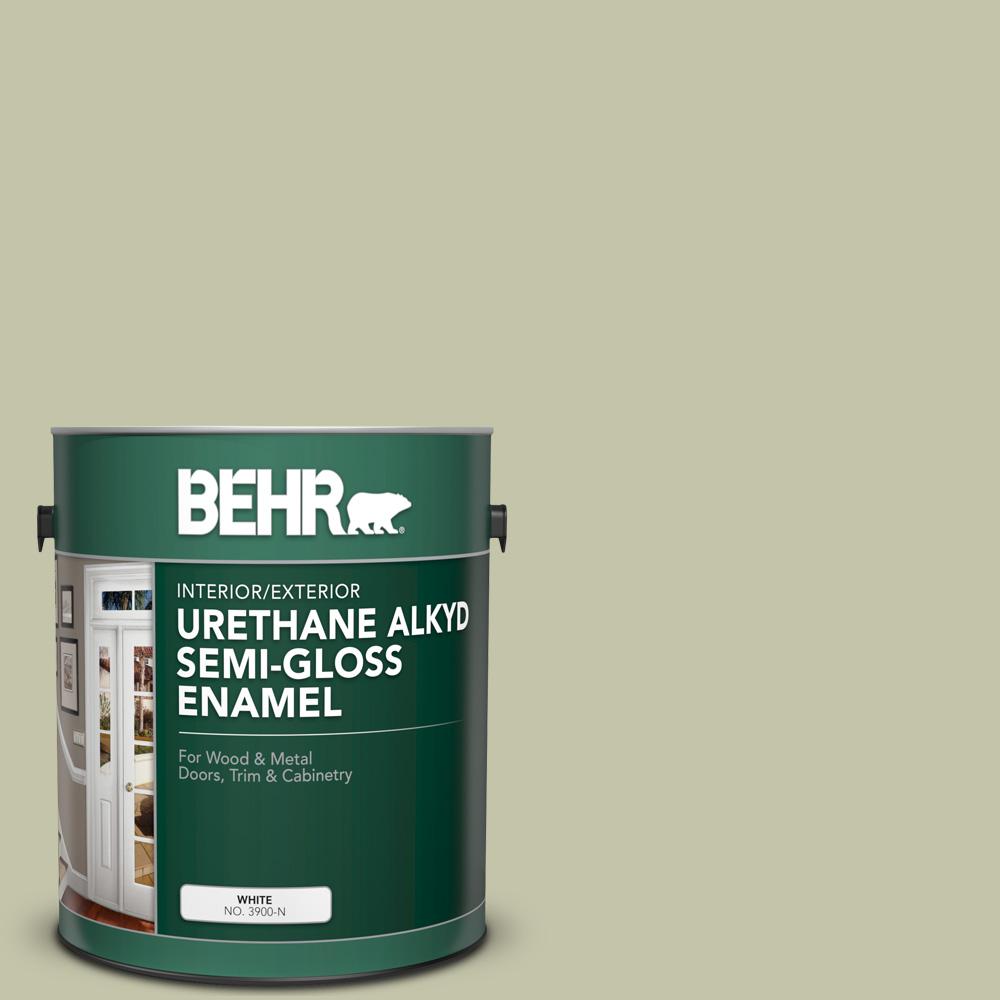 Behr Gal S Balance Green Urethane Alkyd Semi Gloss Enamel