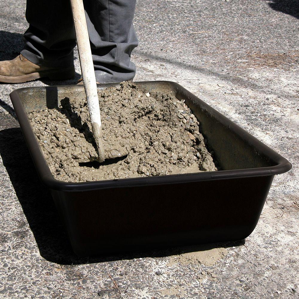 Plasgad Black Medium Concrete Mixing Tub