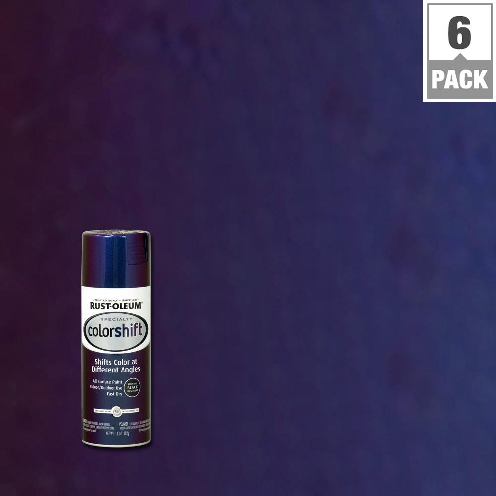 Blues Wood Spray Paint The Galaxy Blue Color Shift Spray Paint 6 Pack
